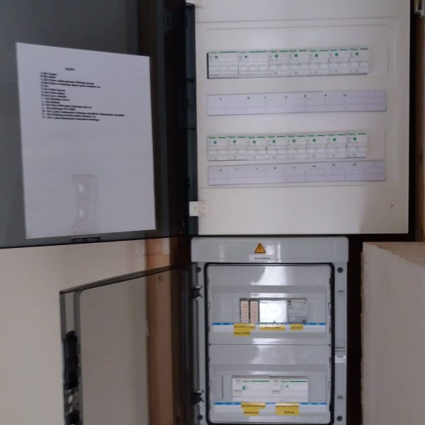 Photo boitier installation électrique
